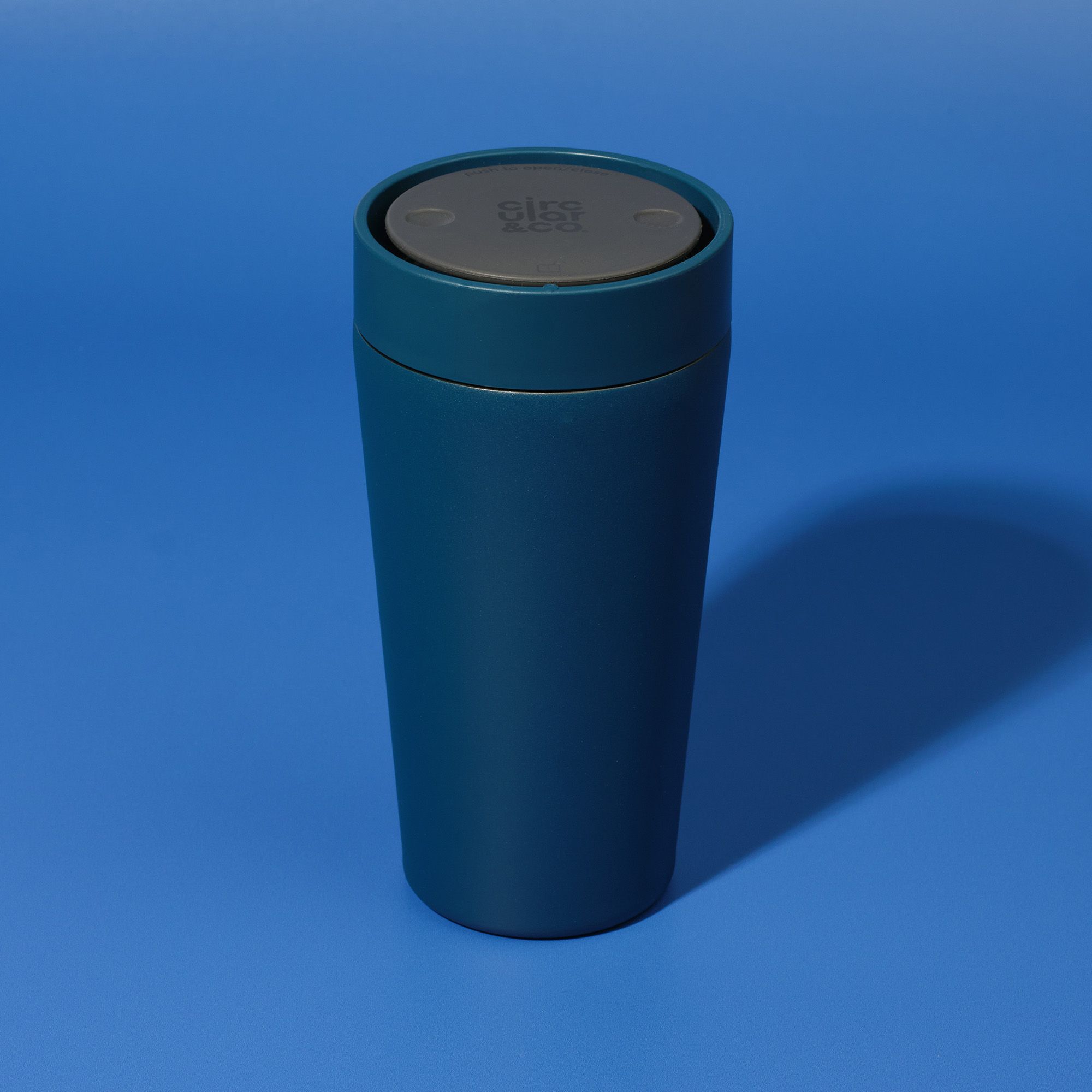Circular&Co Website_ Stainless Steel_Reusable Cup_ Midnight Blue _12oz Circular&Co Reusable Travel Mug Coffee Cup Stainless Steel Midnight Blue