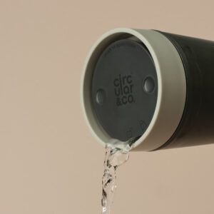 Circular&Co Website_Marine Traceable Plastic_Reusable Cup_Ecru_2 Circular&Co Reusable Coffee Cup Made From Traceable Marine Plastic Ecru